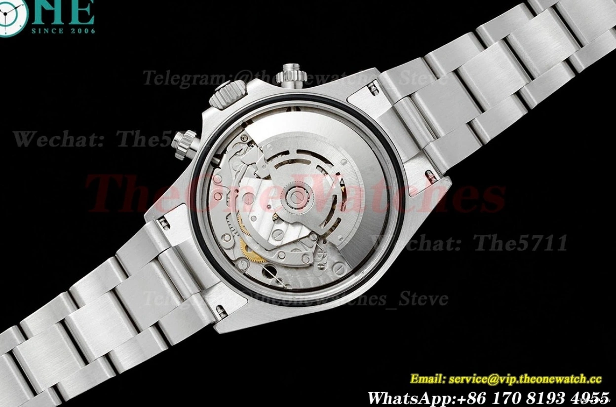 White 40mm SS JDF 116500 A7750 Dial SS Daytona 0401